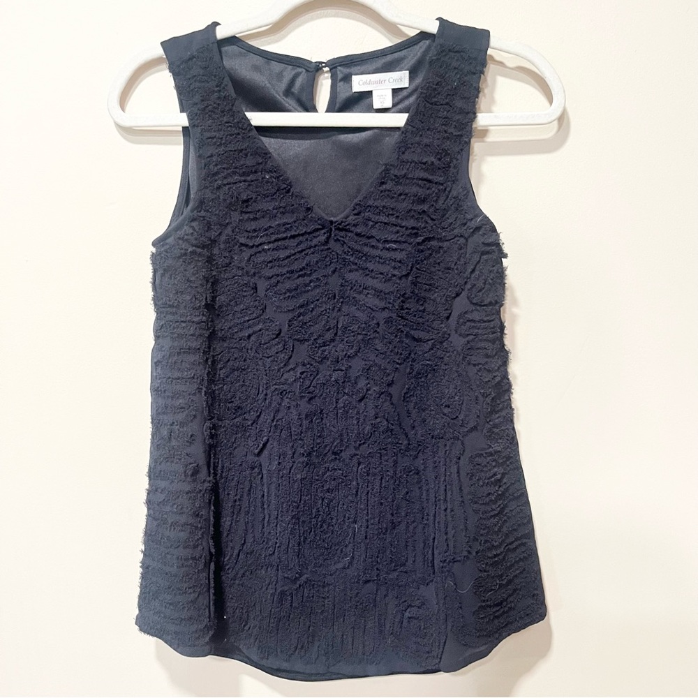 Coldwater Creek black tank blouse